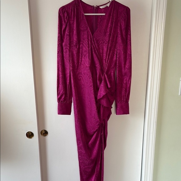 Veronica Beard Weiss Paisley Jacquard Dress 2 - Picture 2 of 16